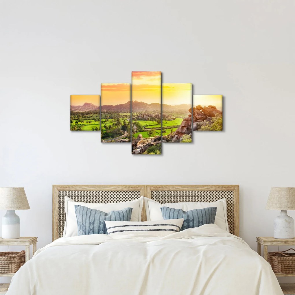 Obraz doliny Hampi w Indiach (125x70 cm)