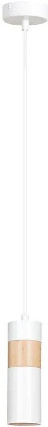 Biała pojedyncza lampa wisząca - D101 D5-S36