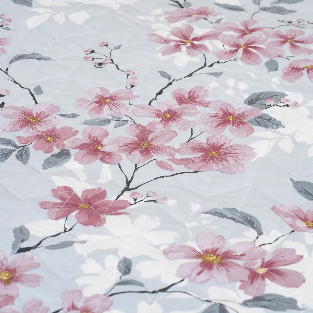 4Home Narzuta na łóżko Blooming spring, 220 x 240cm + 2x 40 x 40 cm