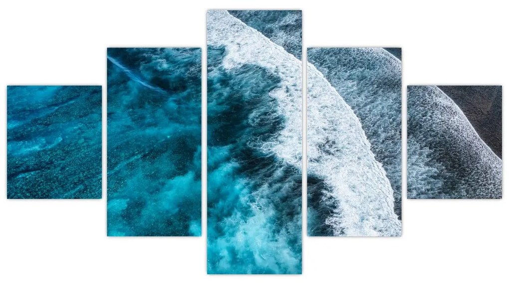 Obraz - Fale na morzu (125x70 cm)