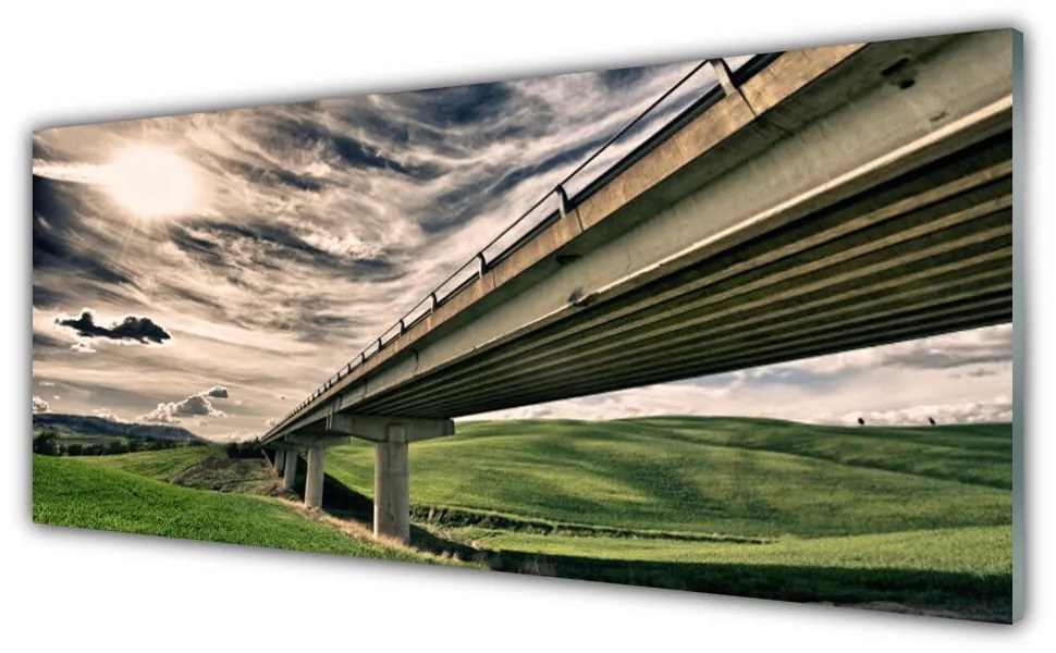 Obraz Akrylowy Autostrada Most Dolina
