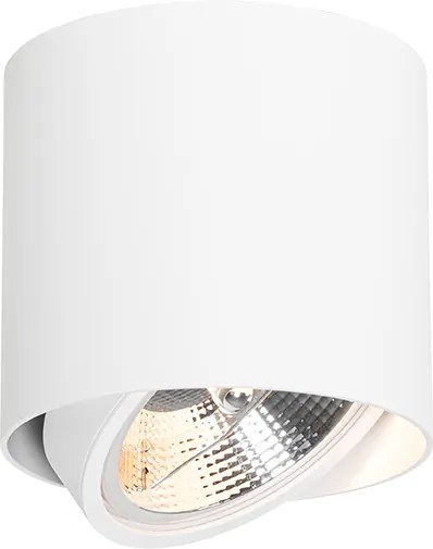 Inteligentny reflektor natynkowy biały, obrotowy i przechylany z Wifi GU10 111mm - Impact