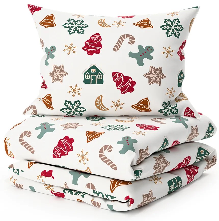 PrzytulneMieszkanie.pl PrzytulneMieszkanie.pl Pościel bawełniana HOLLY, biała Rozmiar pościeli: 70 x 90 cm | 140 x 220 cm