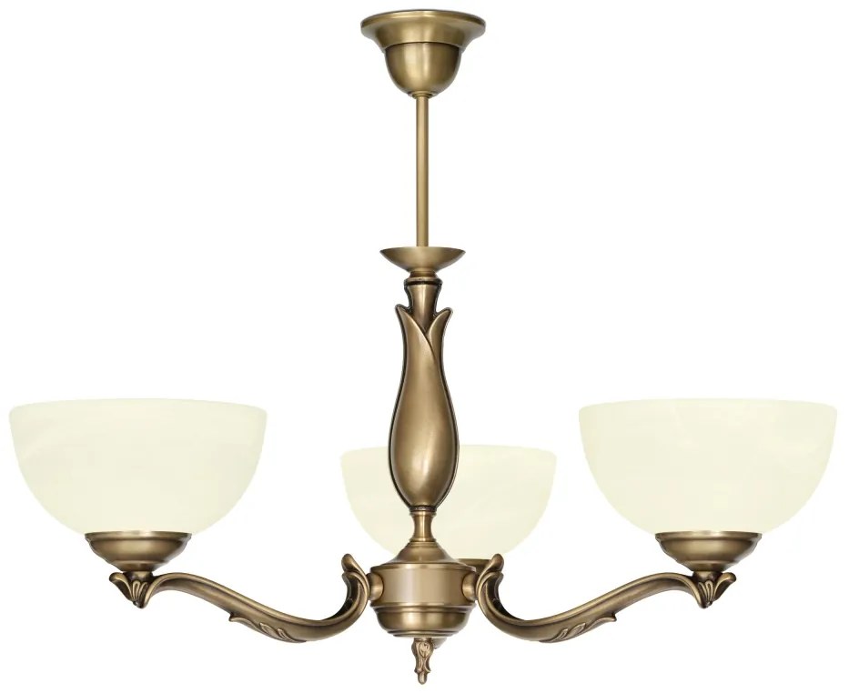 Klasyczny żyrandol mosiężny M-S3