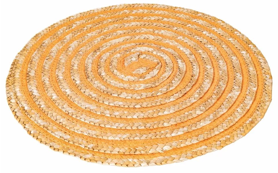 Maty stołowe z rafii zestaw 6 szt. ø 38 cm Spiral – Villa d'Este