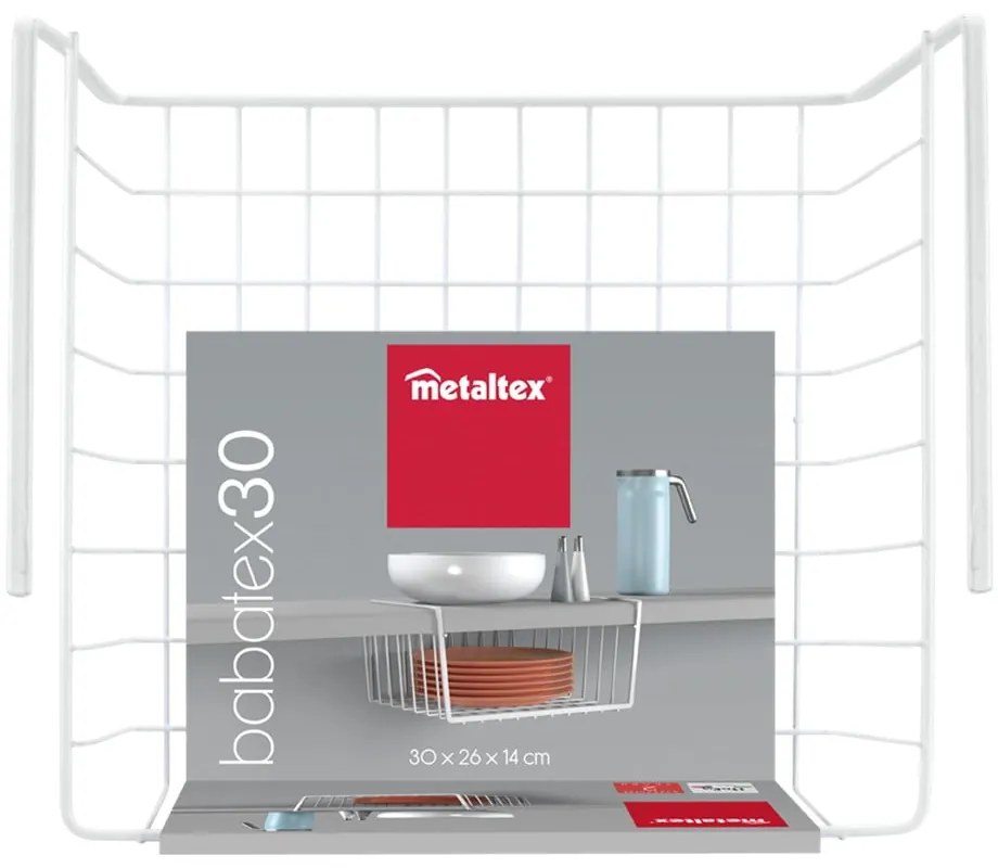 Wiszący stalowy koszyk – Metaltex