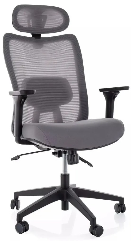 Fotel ergonomiczny Q-724H szary SIGNAL