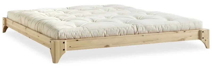 Łóżko dwuosobowe z drewna sosnowego ze stelażem 160x200 cm Elan – Karup Design