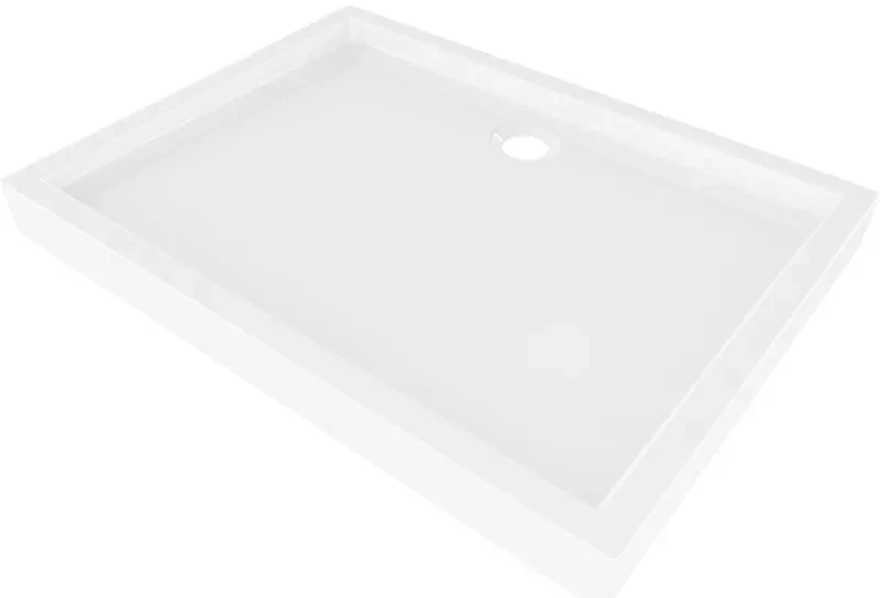 Mexen Flow+ brodzik prostokątny 120 x 80 cm, biały połysk - 46R108012H