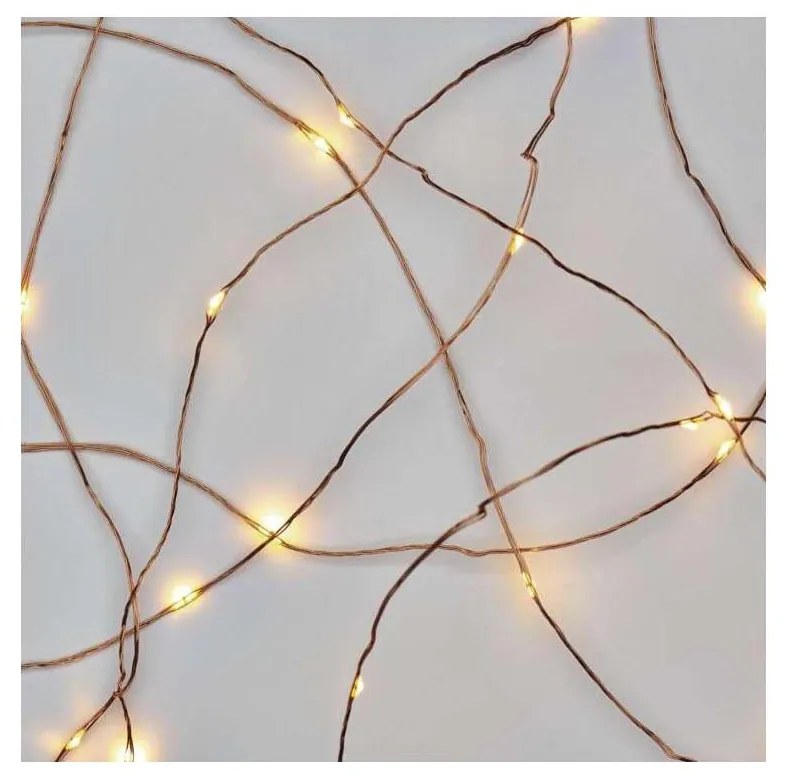 LED Zewnętrzny lańcuch bożonarodzeniowy 100xLED/15m IP44 ciepła biel