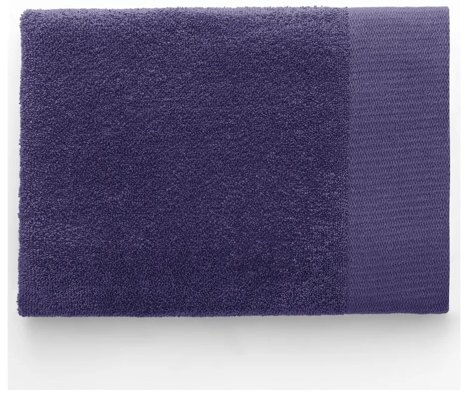 Fioletowy bawełniany ręcznik frotte 30x50 cm Amari – Restilo