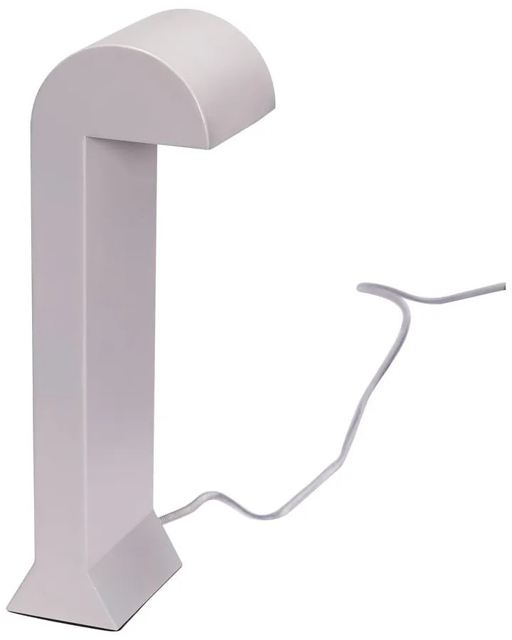 Jasnoszara lampa stołowa LED ze ściemniaczem (wysokość 34 cm) Soothe – Hübsch