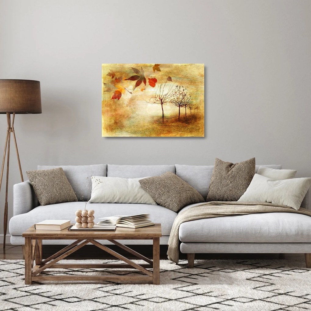 Obraz na szkle - Jesienny nastrój (70x50 cm)