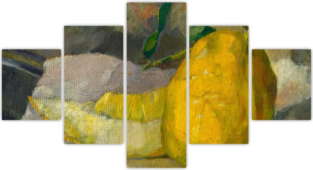 Obraz - French 19th Century, Melon and Lemon, reprodukcje (125x70 cm)