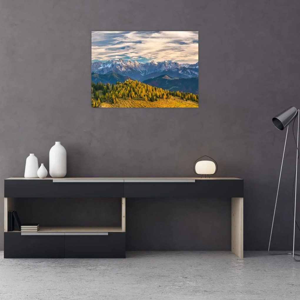 Obraz - panorama górska (70x50 cm)