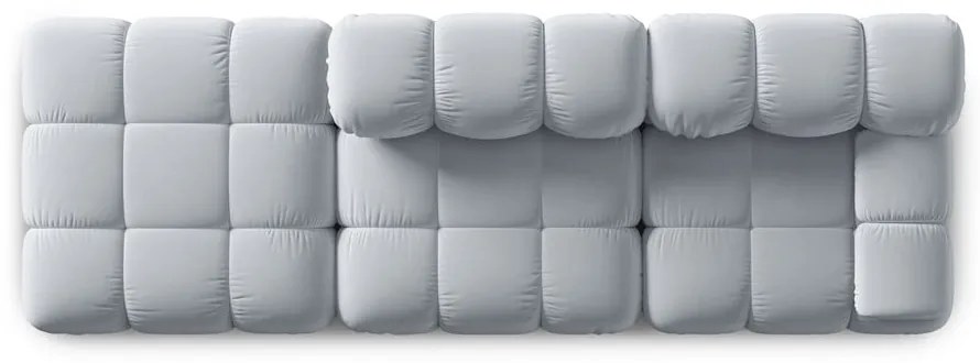 Jasnoniebieska aksamitna sofa 282 cm Bellis – Micadoni Home