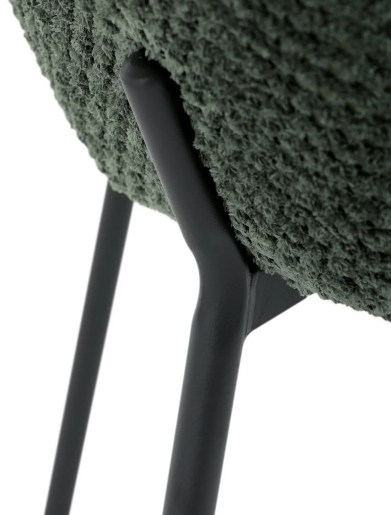 Zestaw krzeseł do jadalni Bouclé CT-W1077 GRN2, 4szt.