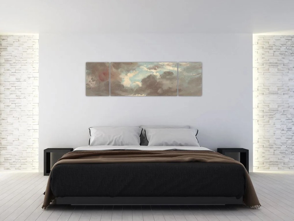 Obraz - John Constable, Cloud Study Stormy Sunset, reprodukcje (170x50 cm)
