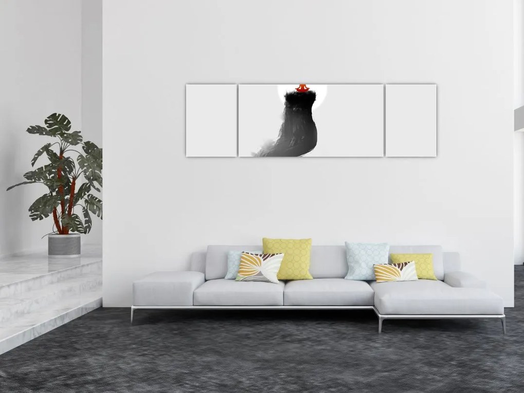 Obraz - Medytacja na górze (170x50 cm)