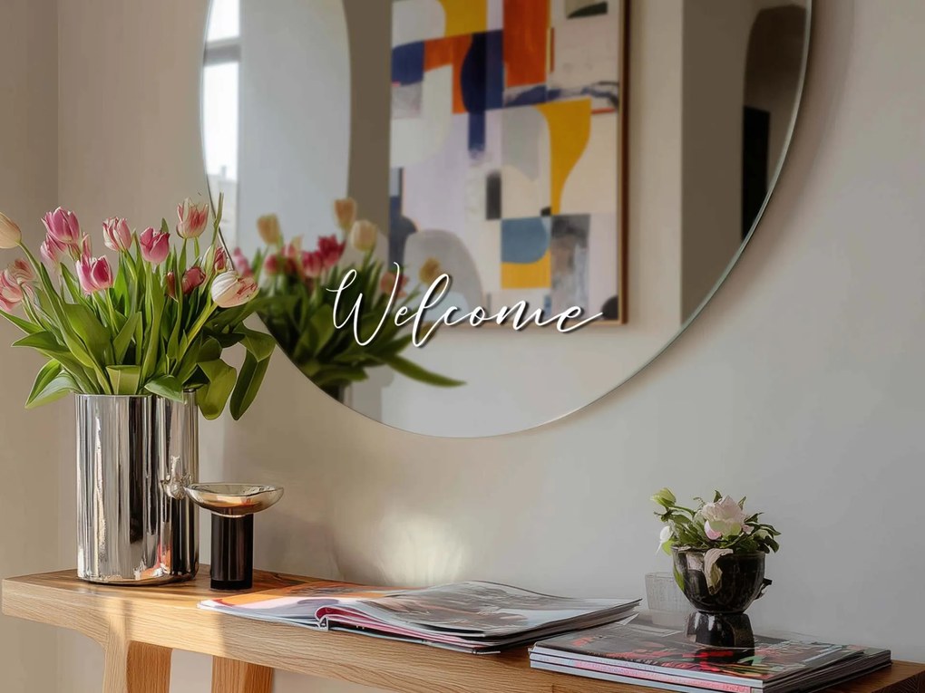 Naklejka na lustro S19 – Welcome