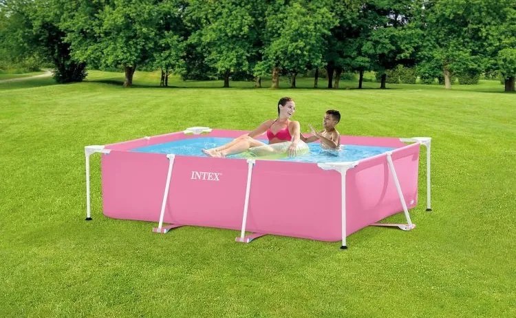 Basen stelażowy ogrodowy Intex 266 prostokątny, 220x150 cm