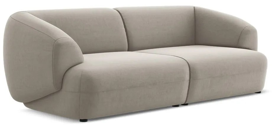 Beżowa aksamitna sofa 232 cm Moana – Makamii