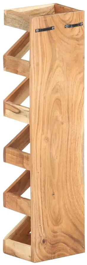 Drewniany stojak na wino z możliwością montażu ściennego - Ravios