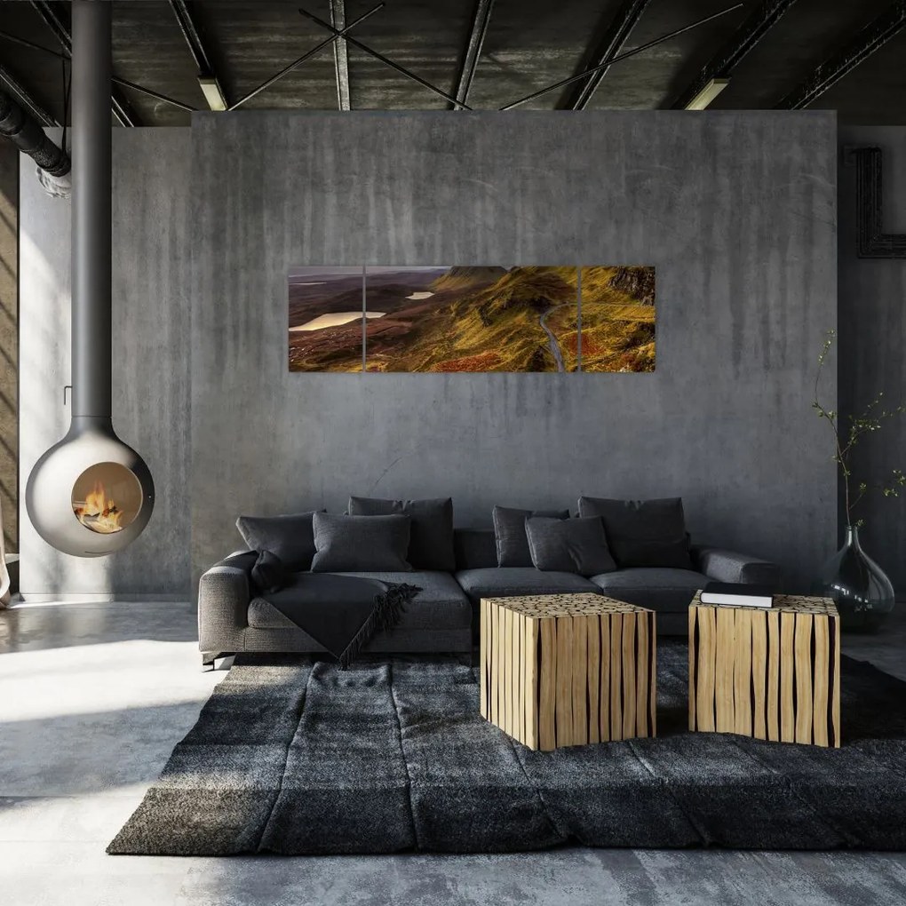 Obraz szkockich gór (170x50 cm)