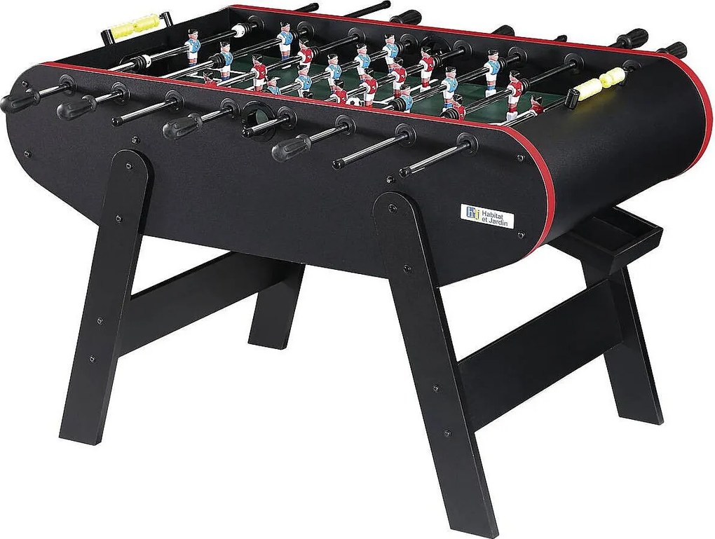 Stolik piłkarski - 140 x 74 x 86 cm - czarny