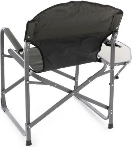 Campingowe krzesło składane ze stołem i uchwytem na napoje