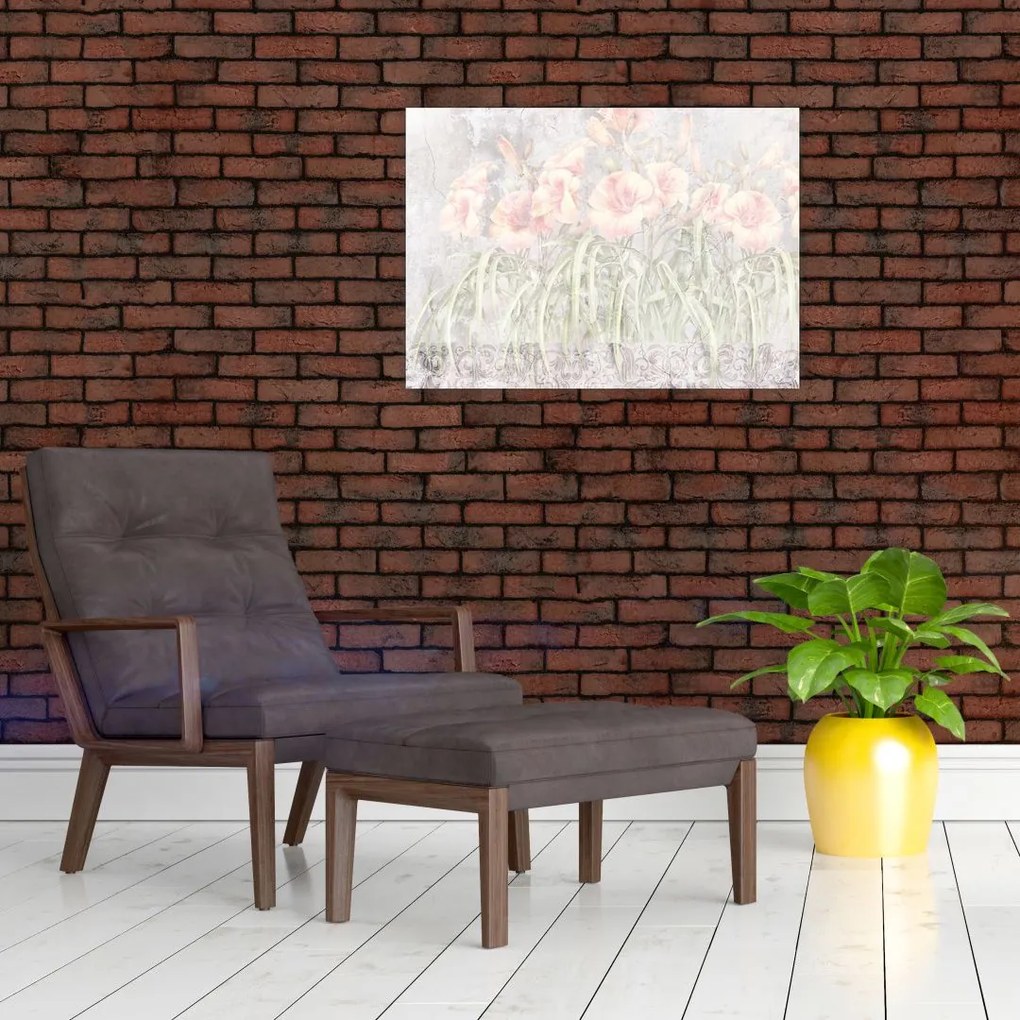 Obraz - Freska lilii (70x50 cm)