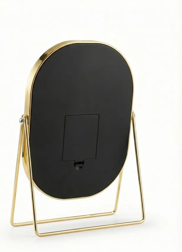 Lusterko Do Makijażu PREMIUM Kosmetyczne POŁYSK Metalowe PODŚWIETLANE LED