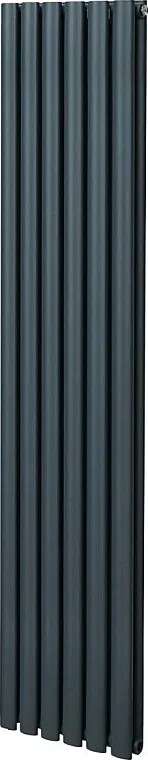 Grzejnik kolumnowy owalny – 1800 mm x 360 mm – antracytowo-szary