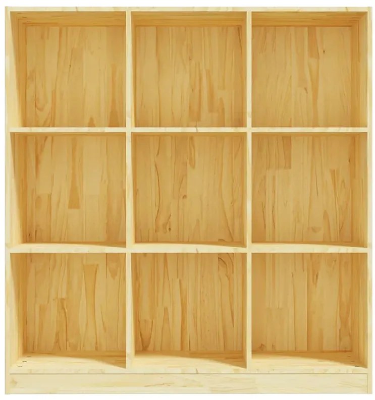 Sosnowy kwadratowy regał na książki R2-N67