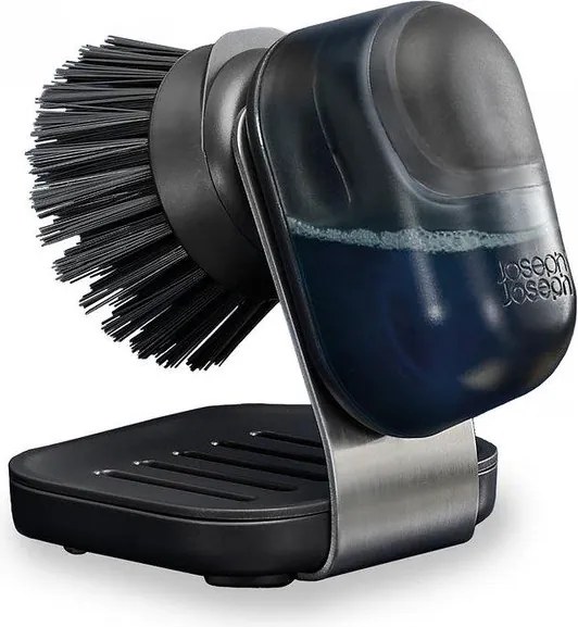 Szczotka do naczyń z pojemnikiem na płyn SinkTech – Joseph Joseph