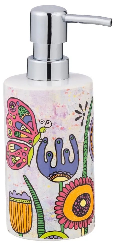 Ceramiczny dozownik do mydła 360 ml Rollin'Art Full Bloom – Wenko