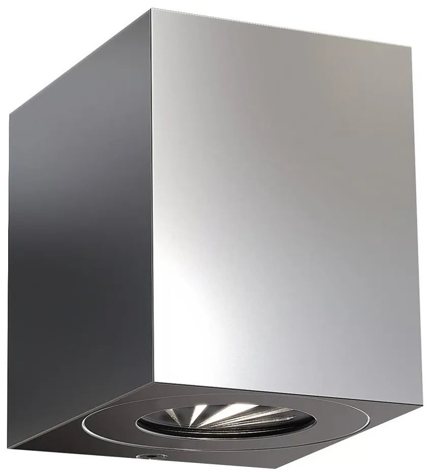 Nordlux - zewnętrzny kinkiet LED CANTO 2xLED/5W/230V IP44 stal nierdzewna