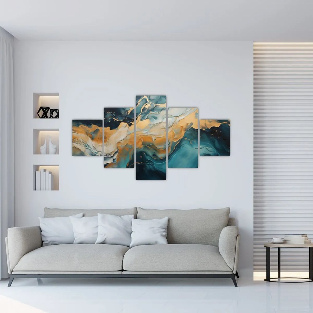 Obraz - Abstrakcja (125x70 cm)