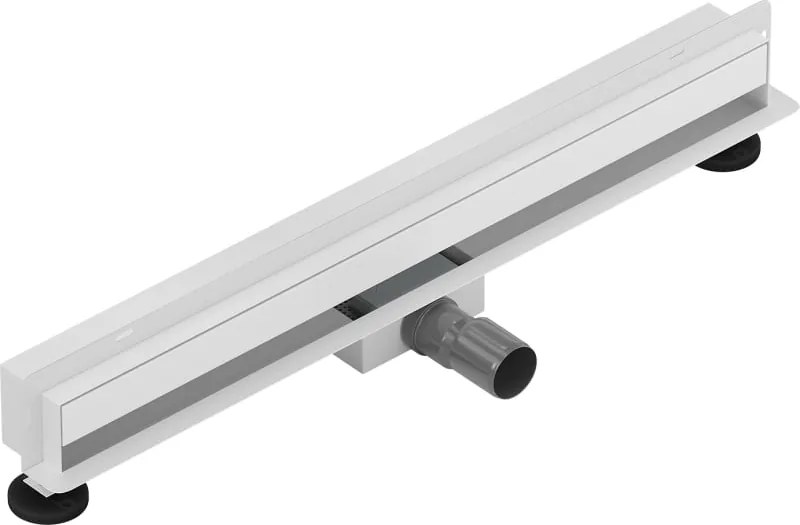 Mexen Flat Wall odpływ liniowy ścienny 2w1 60 cm, biały - 1230060