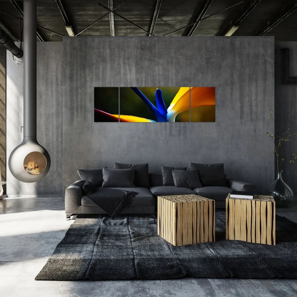 Obraz - Egzotyczny kwiat (170x50 cm)