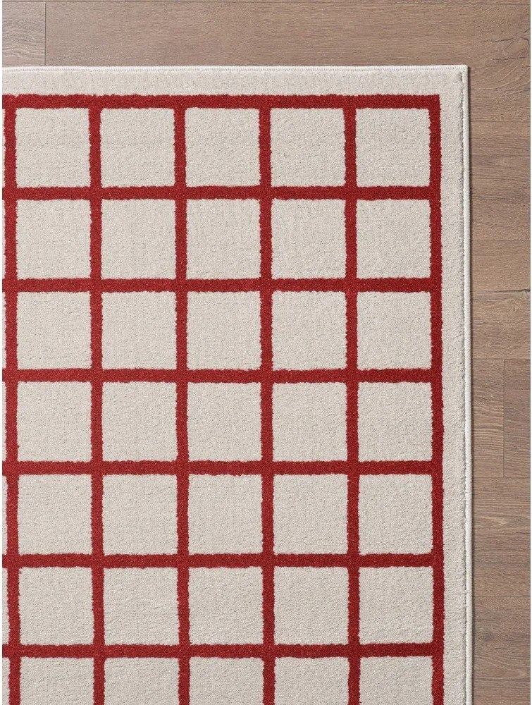 Czerwony/beżowy dywan 120x170 cm Picnic – ESTE