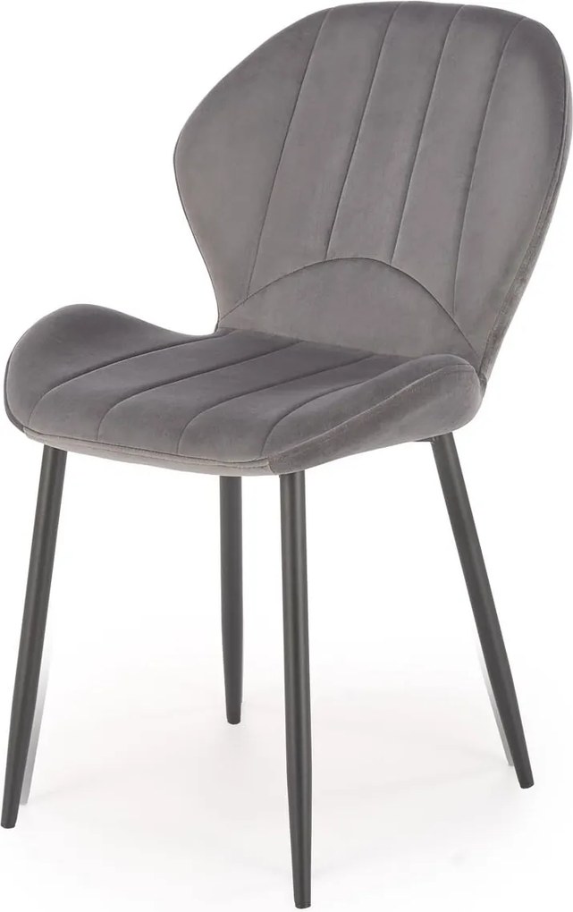 Krzesło do jadalni z pionowymi przeszyciami K538 Halmar