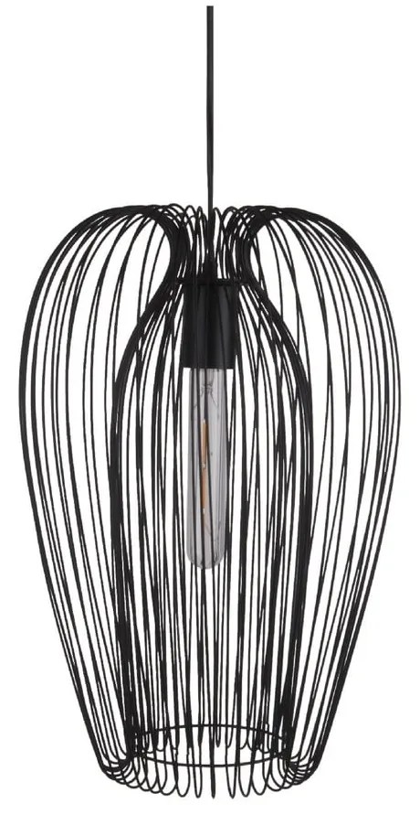 Czarna lampa sufitowa Leitmotiv Lucid Large