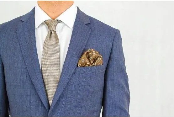 Ecru poszetka wypustka butonierka elegancka wzory!