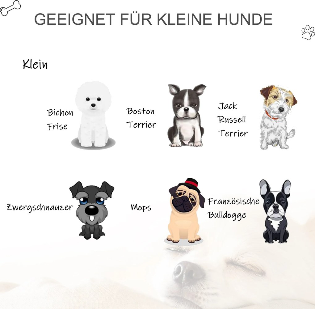 Łóżko dla Psa PawHut z Baldachimem dla Lepszego Wypoczynku, Oddychające, Idealne na Zewnątrz, Kawa+Czarny, 76x61x73cm