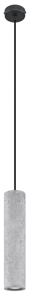 Betonowa lampa wisząca tuba - 3X EX571 N4-E47