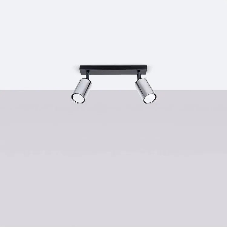 Listwa oświetlająca WINX 2 czarna/chrom