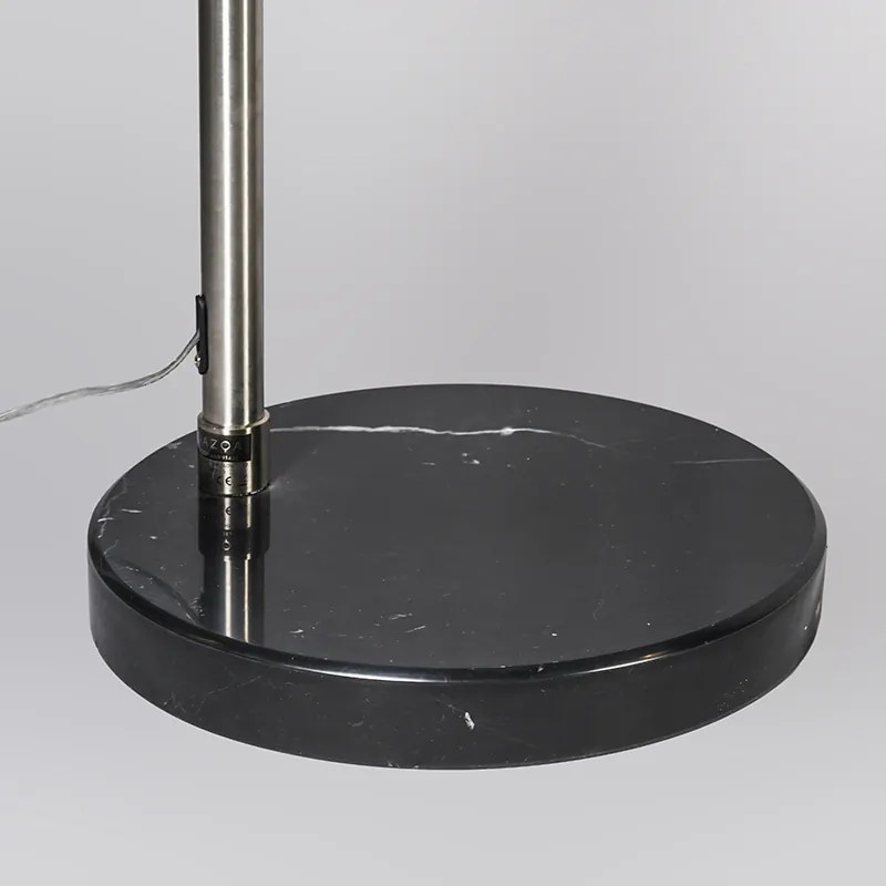 Stalowa lampa łukowa z metalowym kloszem 33 cm regulowana - XXL