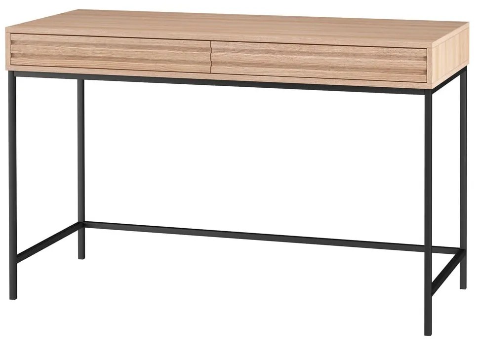 Biurko z blatem w dekorze dębu 50x120 cm Celine – Støraa