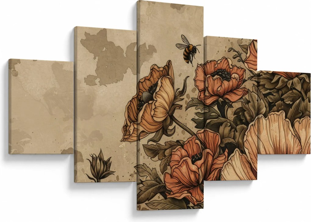 Obraz - Bee Meadow II. (125x70 cm)